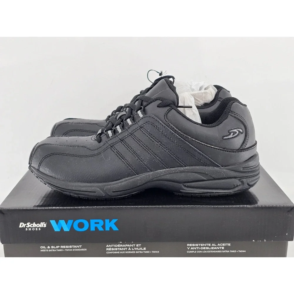 Dr. Scholl's Kimberly II Work Shoes Womens 8.5W Black Slip Resistant - Excellent